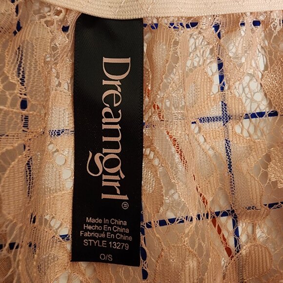 Dreamgirl Women's Lace Bra Set, NWT Pink OS - Picture 11 of 13